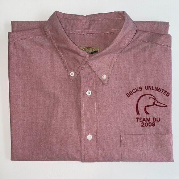 Ducks Unlimited Other - Ducks Unlimited Men's L Long Sleeve  Red DU 2009 Wearguard Work Shirt Vintage